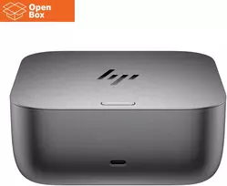 HP Thunderbolt 4 Ultra Dock - OPENBOX - G6 280W w/Combo Cable - 5x USB-A, 2x USB-C, 1x USB-C Thunderbolt 4, 2x DisplayPort, 1x HDMI, 1x RJ-45, Meteor Sidabrinis, 3 metai (Pažeista pakuotė)