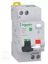 Schneider Electric „Schneider“ diferencinis automatinis jungiklis C 25A 1P+N 30 mA, A tipo EZ9D55625