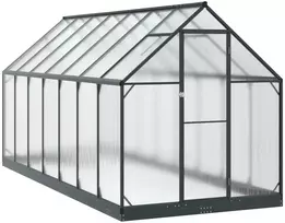Sodo šiltnamis su durimis Antracito 183,5 x 423,5 x 207 cm