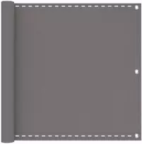 Balkono Ekranas Šviesiai pilka 120 x 500 cm HDPE ir aliuminis