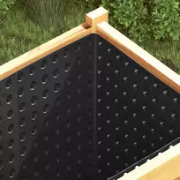 Banguota drenažo plokštė Juoda 1 x 20 m HDPE