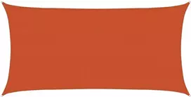 Saulės šešėlio audinys 2 x 6 m HDPE Stačiakampio Oranžinė