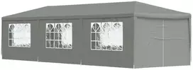 Šventės palapinė 900 x 300 x 255 cm Šviesiai pilka