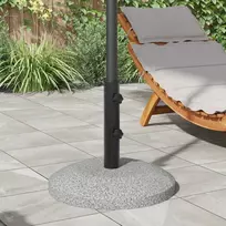 Parasolės stovo vamzdis 0.6kg Juoda Geležis for 40-50 mm Pole
