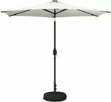Sodo skėtis su LED šviesomis ir standu 270 x 270 cm Poliesteris