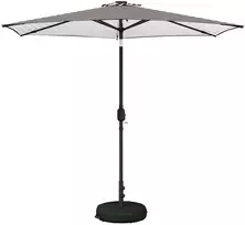 Sodo skėtis su LED šviesomis ir standu 270 x 270 cm Poliesteris