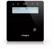 Klaviatūra Satel INT-KLFR-B Manipulator LCD, juoda