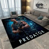 3D Švarcneggerio Terminatoriaus spausdintas kilimas svetainei miegamajam gražus neslystantis kilimas fotografijos rekvizitai gimtadienio dovana 40x60cm gray