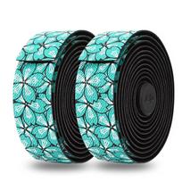 Sweat Absorbing Cycling Bar Wrap Shock-absorbing Bicycle Handlebar Belt  Riding Part black green