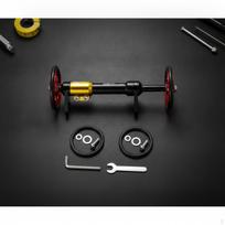 Folding Cycle Support Bracket Aluminum Alloy Telescopic Bike CNCMachined Upright Mount Black Red Bracket SET