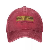 Leonardo da Vinci  Mona Lisa Baseball Cap Golf GentleUnisex Hat Golf Hat Luxury Unisex cap For Unisex Womens