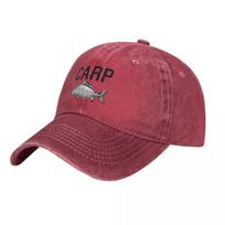 CARP Denim Baseball Cap Fish Animal Unisex Custom Hip Hop Hats Summer Cool Running Dropshipping Baseball Caps One Size