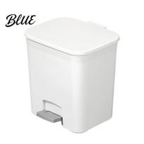 Odor Proof Bathroom Waste Bin Slim Trash Can with Pedal Step Design Touchless Wastebasket Plastic Wastebasket Lid Garbage Narrow Basket for Toilet S balta