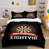 Dartboard with score text. Bedding sets Duvet cover sets Duvet covers Pillowcases(1*Duvet Cover 2*Pillowcases without duvet insert) 135x200cm