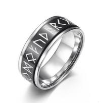 Vintage Stainless Steel Odin Norse Viking Rune Rings For Men Women Cool Spinner Fidgets Rings Retro Nordic Amulet Jewelry Gifts 7
