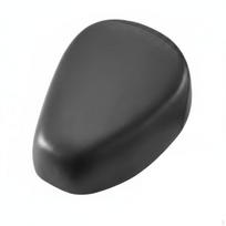 Electric Bike Seat Waterproof Cycle Cushioned Foam Padding Padded Saddle for Commuting, Normal gray
