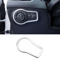 Automobilio vidaus priekinių žibintų jungiklio mygtuko apdailos dangtelio apdailos lipdukai, skirti Jeep Compass 2017 2018 2019 2020 priedams