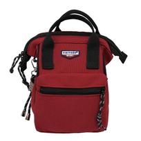High-Value Casual Bag, Cloth Bag, Light Sports Messenger Bag, Men'S Small Backpack, Shoulder Mobile Phone Bag, Mini Neck Bag. raudona