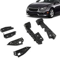 6Pcs Front Bumper Retainer Brackets Support For Chevrolet Malibu 2016 2017 2018 black