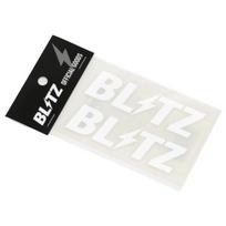 BLITZ 13555 Logo Sticker W3.9 inches (100 mm) White (Pack of 2) balta