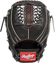 Rawlings Hyper Tech R2G minkšta beisbolo pirštinė ir tinkama suaugusiems (Juoda, GR9FHTALR) Dešiniarankių kairiarankių metimai, Treniruotės, juoda