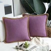 Vienos spalvos paprasta patogi lininė dryžuota sofos užvalkalas lininis banguotas Nordic lengvo prabangos sodybos pagalvės užvalkalas 30X50cm gray