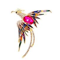 Phoenix Reborn from the Ashes, Fashionable and Atmospheric Animal Elegant Accessory Brooch 3cm*5cm