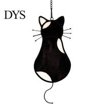 Cat Acrylic Suncatcher Pendant, with Metal Hanging Chain, Stained Glass Effect Lover Gift Decor Pendant Window Decoration, for Windows Doors juoda
