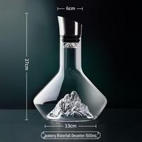 MDNG Iceberg Waterfall Wine Decanter