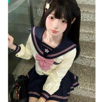2026 spring new jk uniform sailor suit Japanese college style spring and autumn basic middle suit women's suit S abrikosas