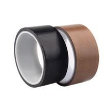 Ptfe Adhesive Tape High Temp Fiberglass Tape Non Stick Backed Metal Detectable Ptfe Tape (Black,50 meters&5mm to 1250mm&10 mm) juoda