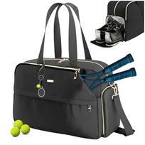 Multi-Sport Tennis Pickleball Badminton Duffle Bag Shoe Compartment Large Capacity Sports Tote Bag Laptop Pocket Detachable juoda