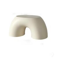 Kids Foldable Smooth Comfort Durable Anti-slip Shoe Changing Stool with Rainbow Ring Design Plastic Modern Home Furniture (as the picture,36*19.1*18.5cm)