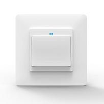 WiFi Smart Push Button Switch 1/2/3Gang Wall Plate Switch (as the picture,86mm*86 mm&Eu Standard)