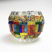 DIY Handmade Mosaic Candle Kits Holder Material Package Personality Practical Gift Creative Activities Art and Craft bar Table