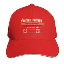 Gamer Family Power Ranking Baseball Cap Golf Hat Unisex Hat Baseball Cap Streetwear Golf Cap Golf Unisex Womens