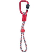 Aluminum Carabiner Bottle Holder with Sturdy Paracord Strap for Camping and Hiking Gear A