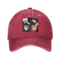Megumi Besto Friendo Jujutsu Kaisen Sukuna Anime Denim Fabric Cap Casual Baseball Caps Hat Summer Unisex Baseball Hats One Size