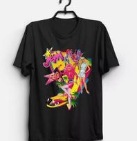 Jem ir Hologramos Vintažiniai Retro Unisex Moteriški Marškinėliai S