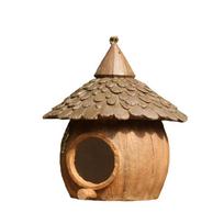 Windproof Bird Hut Hanging Tree Nests for WildlifeBird Resin BirdHouses Supplies