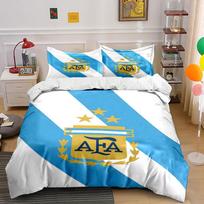 Blue, white diagonal stripes. Bedding sets Duvet cover sets Duvet covers Pillowcases(1*Duvet Cover 2*Pillowcases without duvet insert) 135x200cm