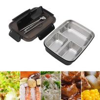 304 Stainless Steel Leakproof Lunch Box 1.8L Bento Lunch Box Cute Insulated Lunch Box  For Camping juoda