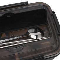 3 Compartment Insulated Lunch Box 304 Stainless Steel Food Storage Container  For Camping juoda