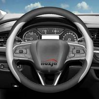 Q19Leather Car Steering Wheel Cover for Opel Mokka X B Mokka-e Astra G H J K GTC Insignia A B Sport Tourer Vivaro A B C Accessories