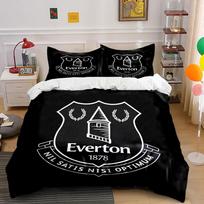 Everton crest and text. Bedding sets Duvet cover sets Duvet covers Pillowcases(1*Duvet Cover 2*Pillowcases without duvet insert) 135x200cm
