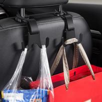 Automobilio galvos atramos kabliukai Automobilio galinės sėdynės pakabukas piniginei, rankinei, pirkinių maišui Kabliukas Automobilio galinės sėdynės pakabinamas laikiklis Interjero organizatorius