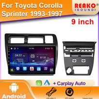 Android For Toyota Corolla Sprinter 1993 - 1997 Car Carplay Stereo Radio Player Multimedia Head Unit GPS Navigation 2din 4 core 1GB+32GB carplay