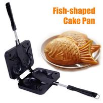 Japoniškas nepridegantis Taiyaki žuvies formos kepimo indas brown