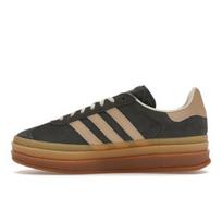 Adidas Gazelle Bold pilki magiški smėlio spalvos guminiais padais moteriški sportbačiai IE0428 EU 40.5 ruda