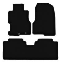 BASIC black velour floor mats for: Honda Civic VII 5 doors (2001-2007)